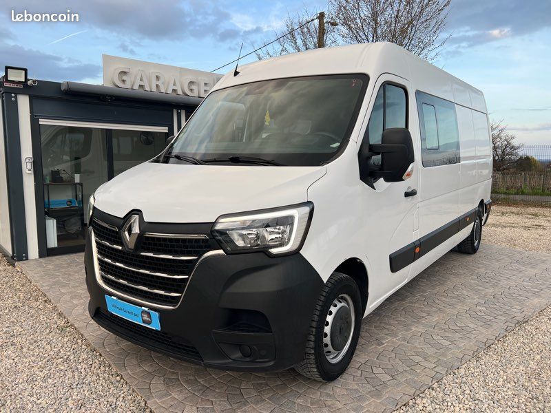 Renault Master III L3H2 2.3l DCI 135Cv Cabine Approfondie 6 Places - 79.000 - BV6 - Caméra - 1ère Main - Attelage - PRIX TTC (image 1)
