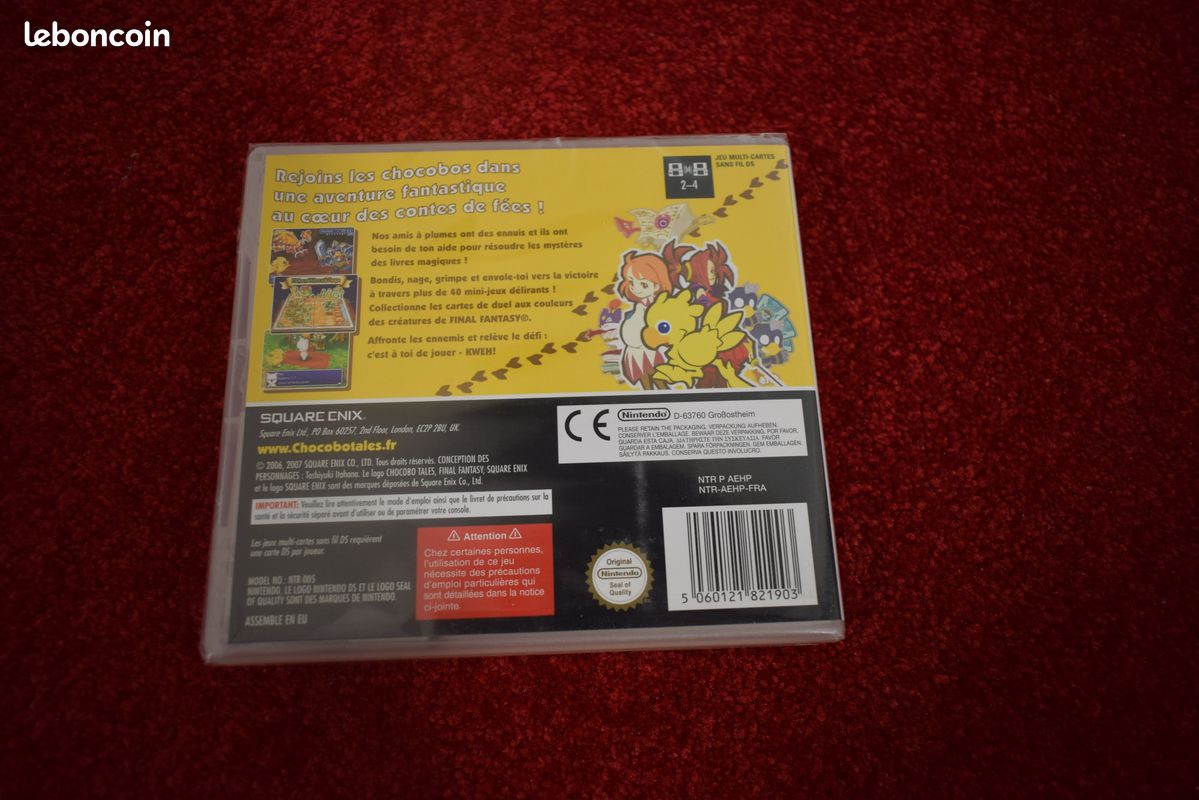DS Final fantasy fables chocobo tales neuf sous blister version FR (image 2)