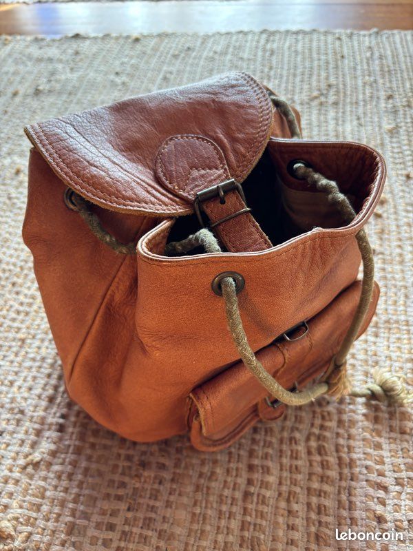 SAC A DOS CUIR FEMME MARRON LEBAROUDEUR Paul Marius