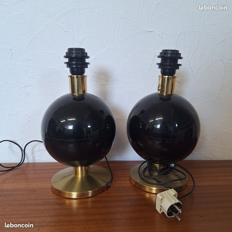 Paire de lampes à poser vintage (image 1)