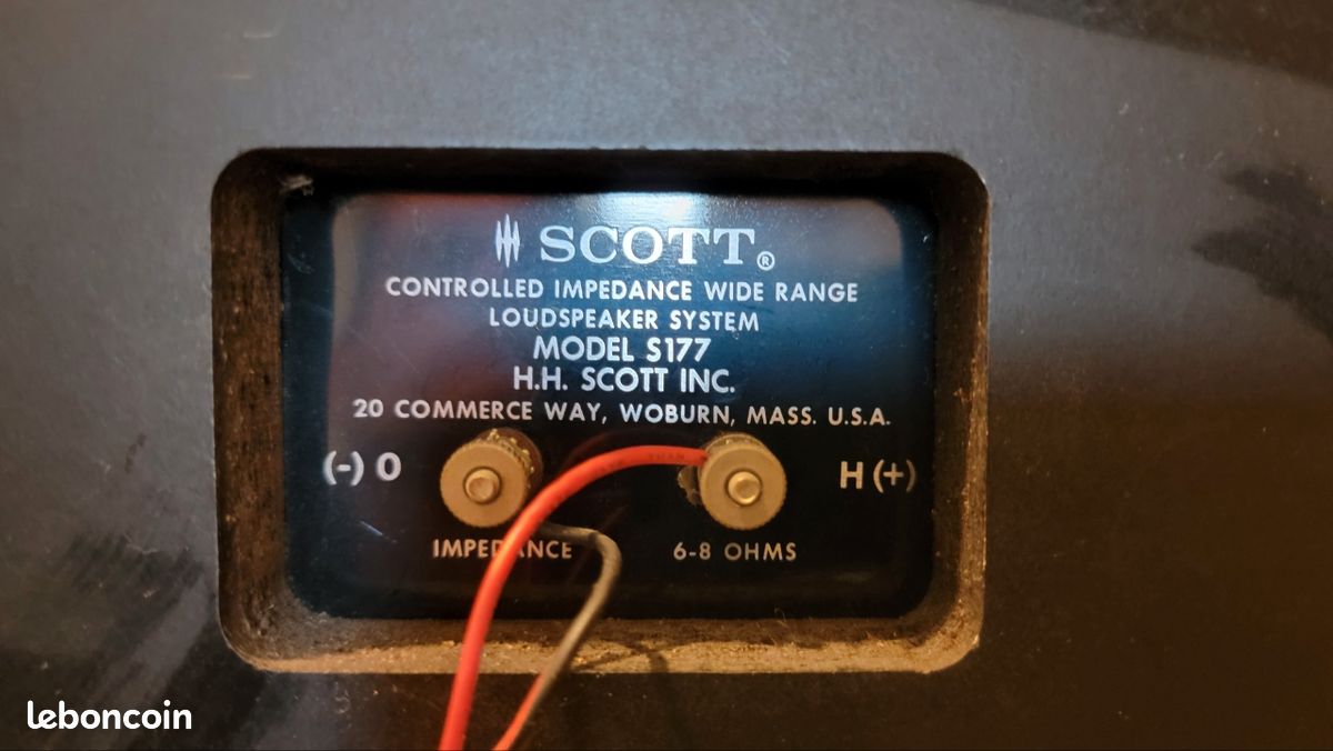 Enceintes Scott S177 (image 6)