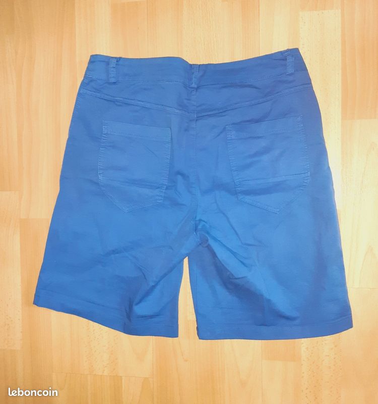 Short Femme Noisy May Mom En Coton Bleu, Taille M, Fermeture éclair - état Excellent