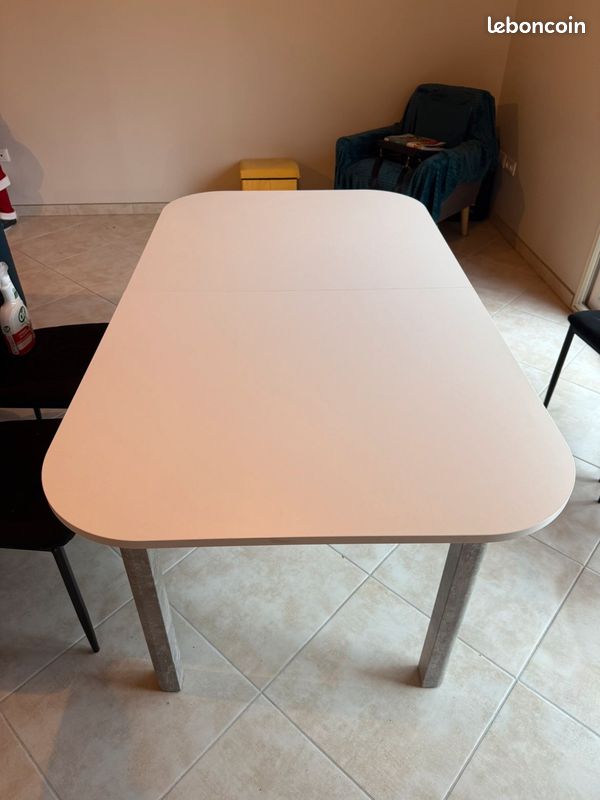 Table TOLEDO Gris béton 160/200 (image 3)
