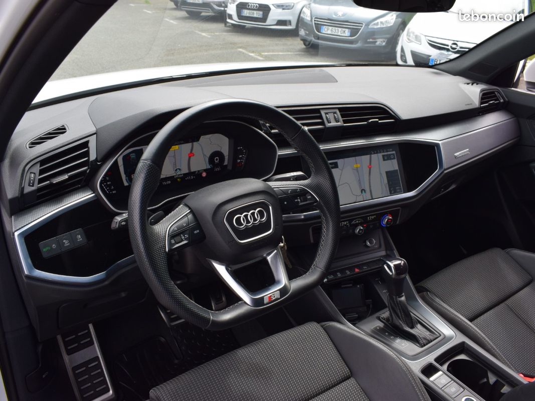 AUDI Q3 35 TDI 150 CV S-LINE S-TRONIC / 1ère MAIN / CROCHET D'ATTELAGE / PACK BLACK (image 14)