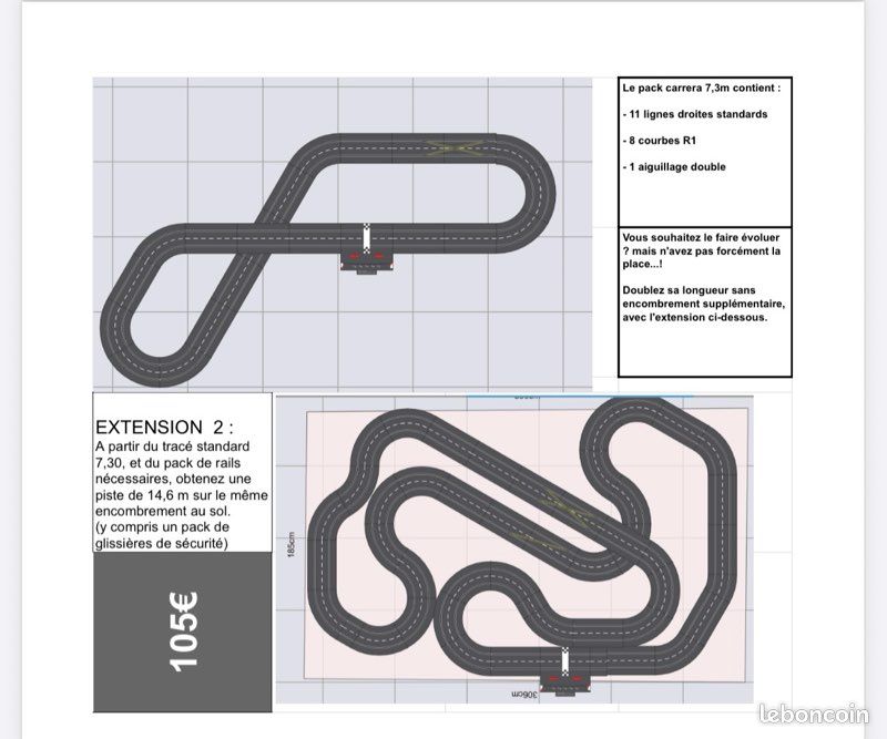 Carrera digital 132 - extension au circuit 7,3m (image 3)