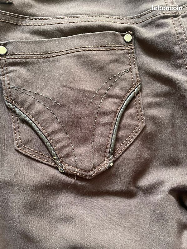 Pantalon femme taille basse (image 4)