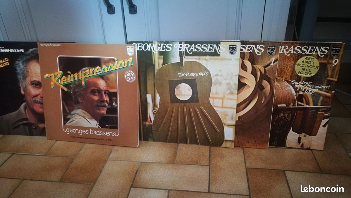 Vinyls G Brassens (image 1)