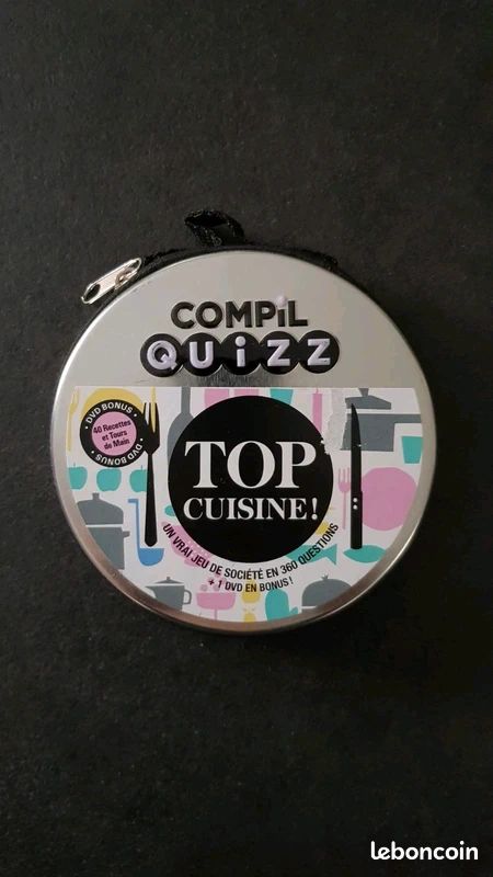 Jeu de société neuf Compil Quizz Top Cuisine 💿 (image 2)