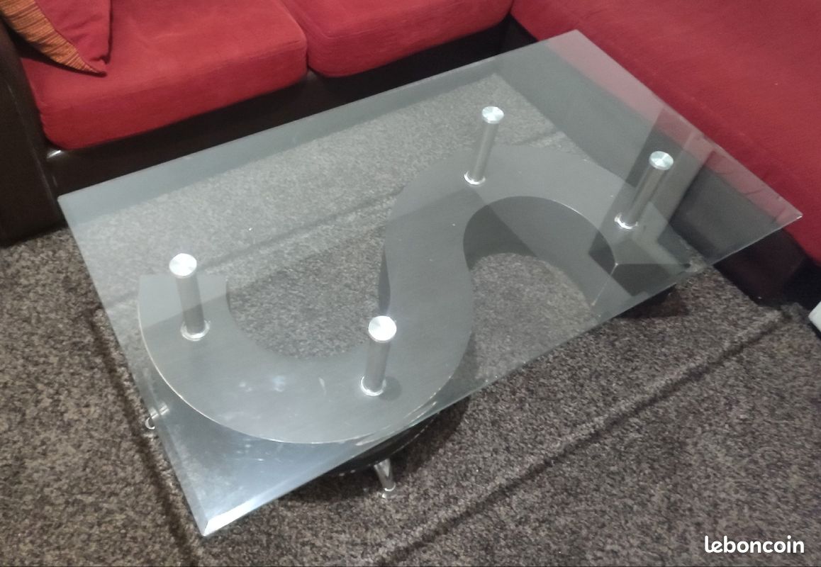 Table basse en verre - S (image 1)