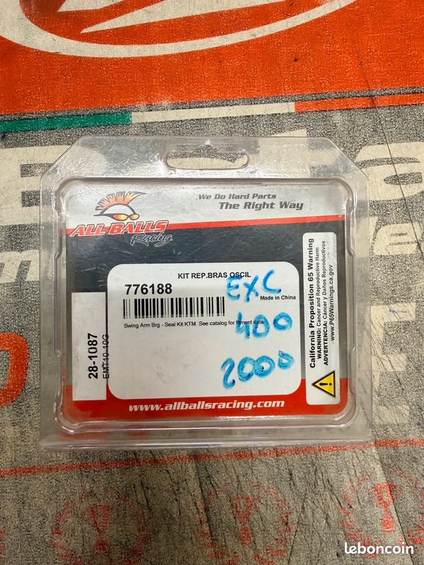 Kit roulement de bras oscillant ktm 400 exc 2000 (image 1)