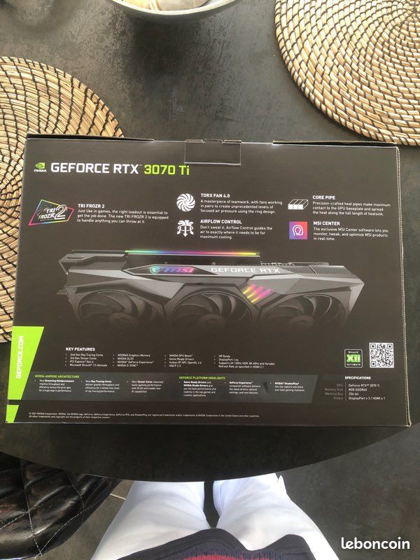 Msi rtx 3070 ti (image 2)
