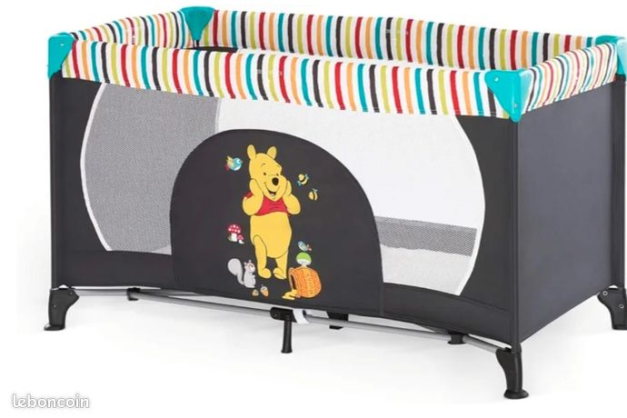 Lit Parapluie Hauck Dream N Play 120x60cm Rose Minnie - Voyage Et Maison Avec Sac Transport