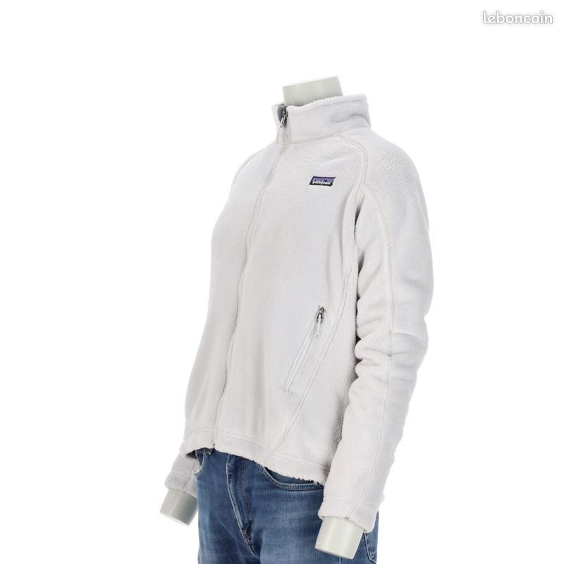 Patagonia Veste polaire R4 Polartec Femme Taille M Gris #QWE0210 (image 4)