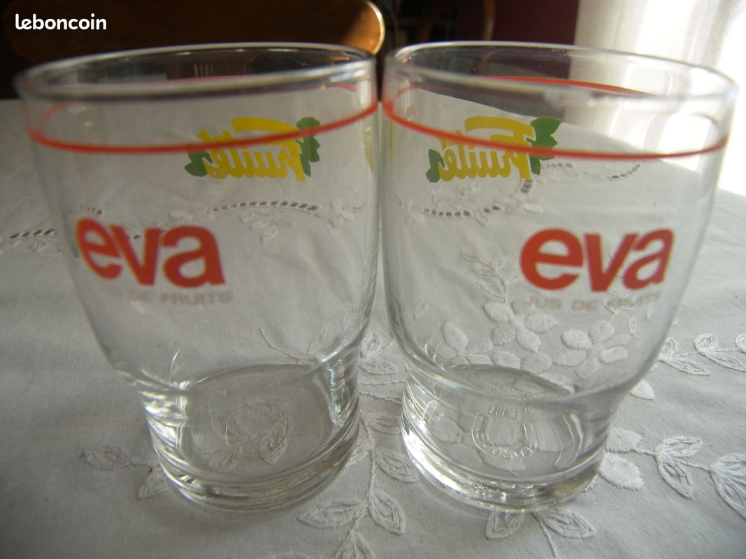 2 verres publicitaires à orangeade, fruité (image 2)