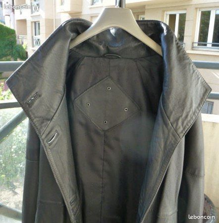 Veste en cuir noir T42-44 (image 2)