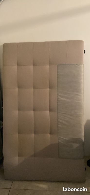 Tête de lit taupe (image 2)