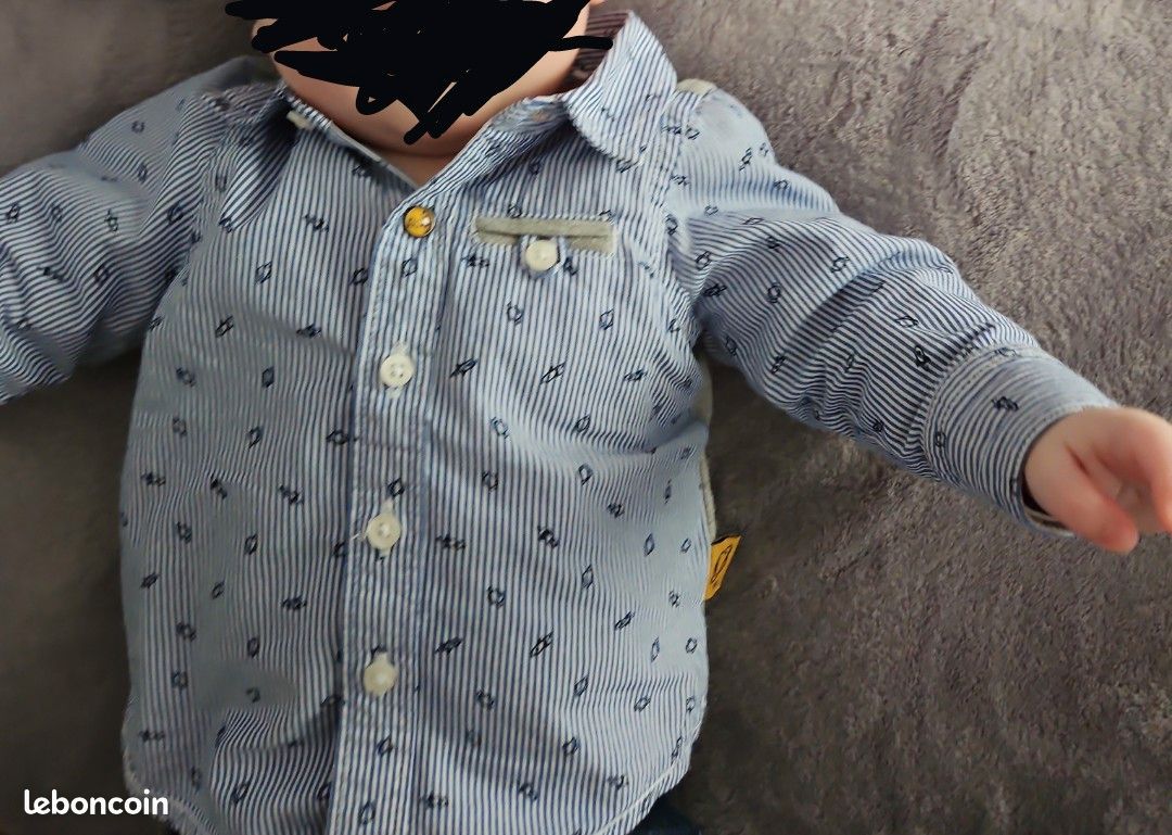 IKKS Chemise bébé garçon mois/ 60 cm Vêtements bébé