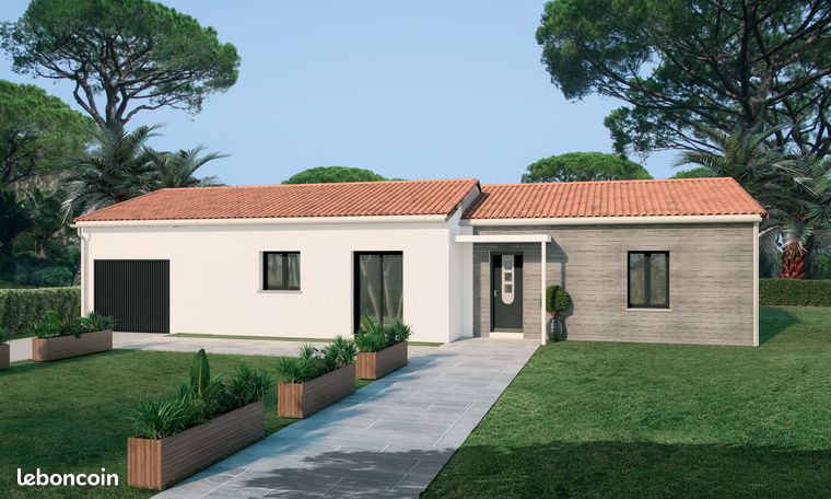Maison contemporaine de plain-pied – 100 m² – Pompignan