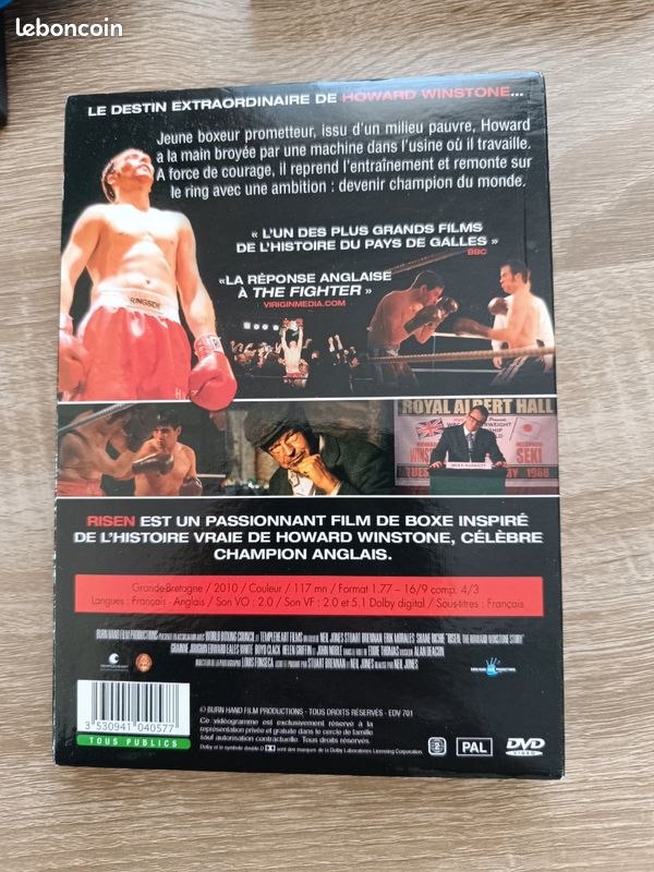 DVD boxe Risen Vaincre ou mourir (image 2)