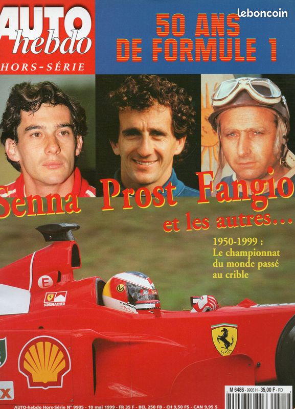 L'Équipe - 50 Ans De Formule 1 - Coffret 2 Tomes 1950-1999 - Très Bon État
