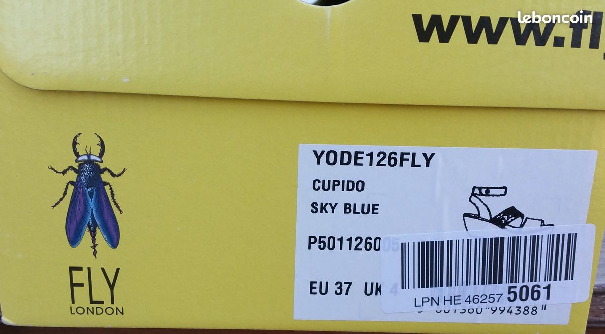 FLY LONDON sandales bleues 37 (image 2)