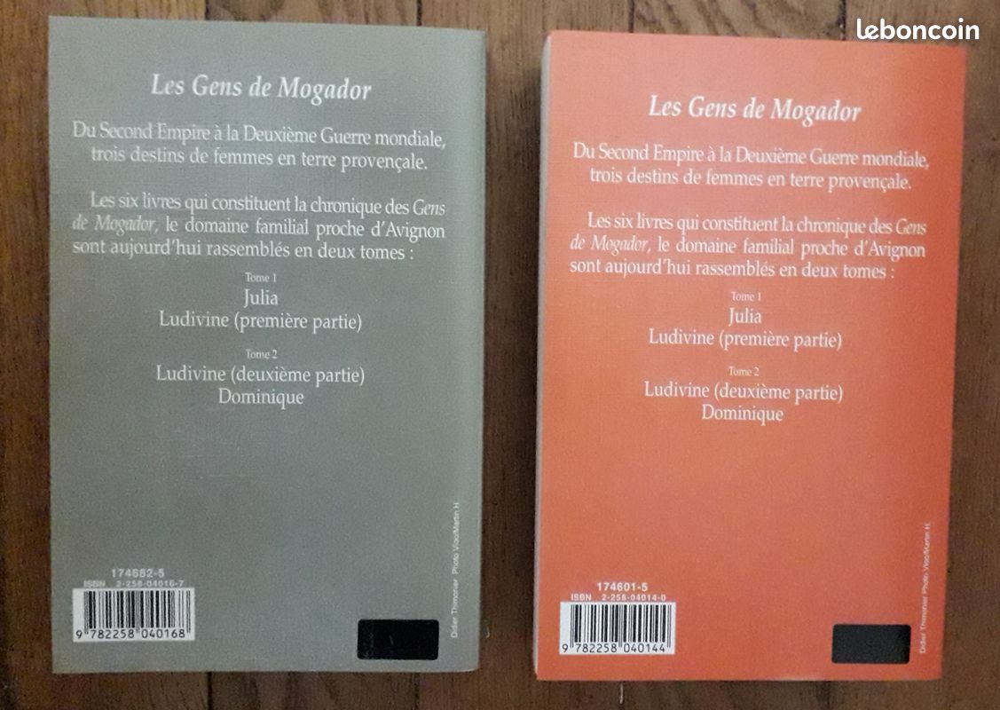 Saga romanesque "Les Gens de Mogador" - 2 tomes (image 2)