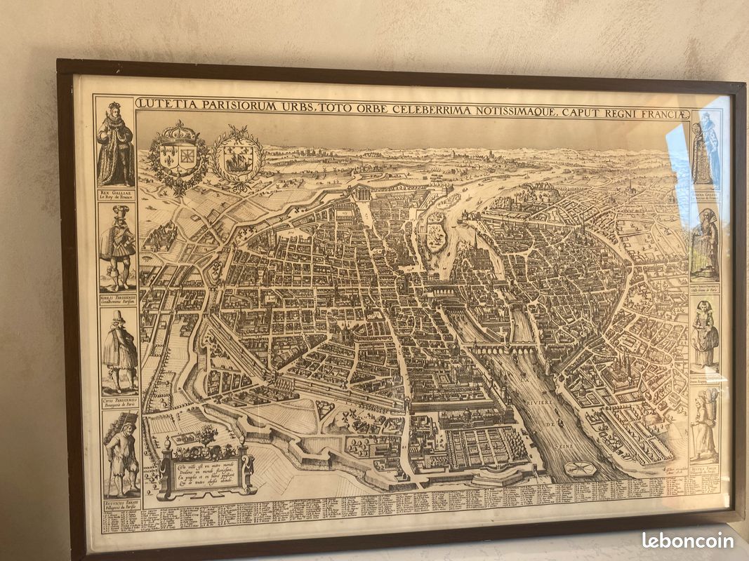 Cadre plan de Paris 1618 (image 2)