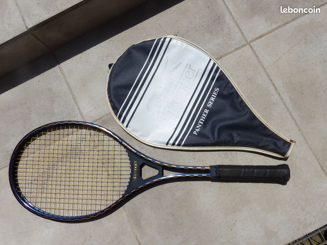 Ancienne Raquette De Tennis Slazenger Collège + Presse - Vintage Collection
