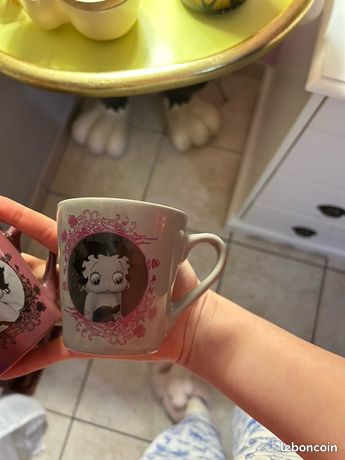Tasse café Betty Boop Set de 4