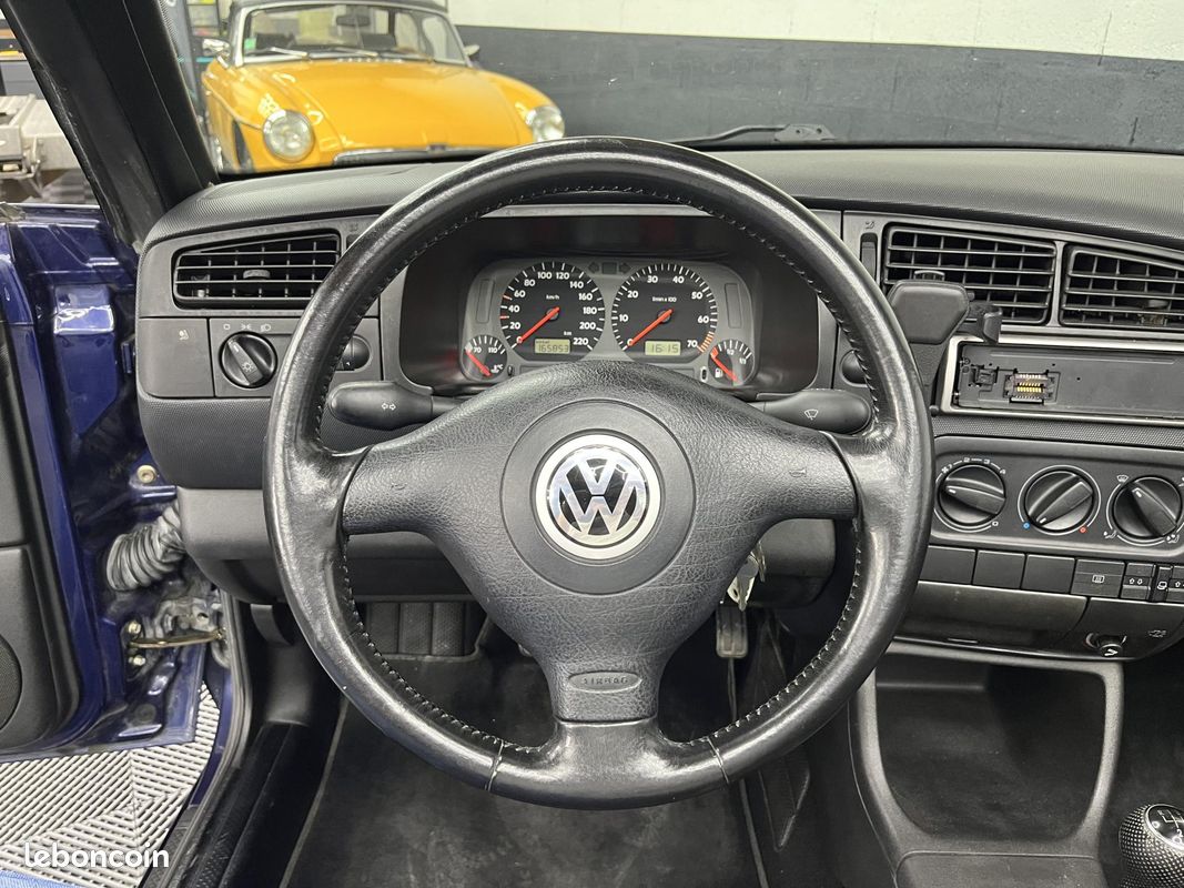 VOLKSWAGEN GOLF Cabriolet 1.6i IV 4 CABRIOLET 110 ch historique complet + peinture neuve garantie 12 mois (image 17)