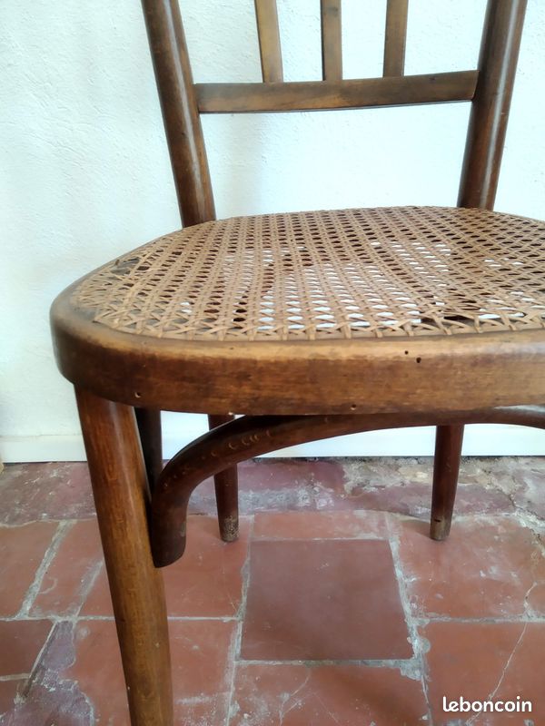 Chaise bistrot Baumann * début XXieme (image 4)