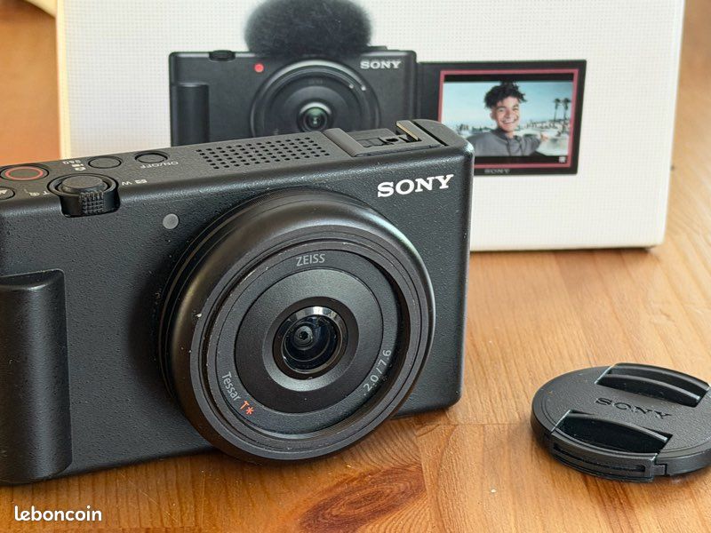 Appareil photo VLOG Sony ZV-1F Noir (Boîte d'origine) (image 1)