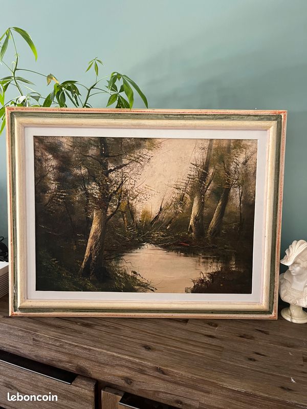 Tableau paysage forêt (image 1)