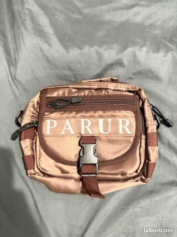 Sacoche Soirée Fait Main En Nylon Noir – Style Parur – Neuf Avec étiquettes – Unisexe