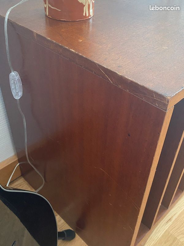 Meuble à vinyle vintage (image 7)