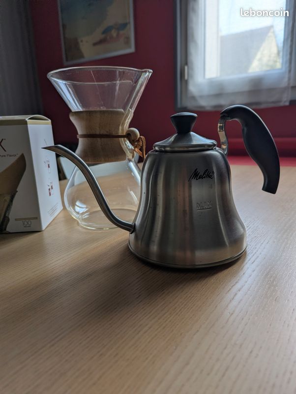 350 ml argenté - Cafetière en acier inoxydable, bec long et étroit 350 ml argenté - Cafetière en acier inoxydable, bec long et étroit