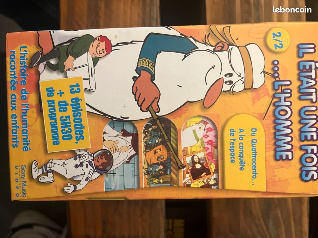 VHS il était une fois l’homme vol 4, 5 et 6 (image 1)