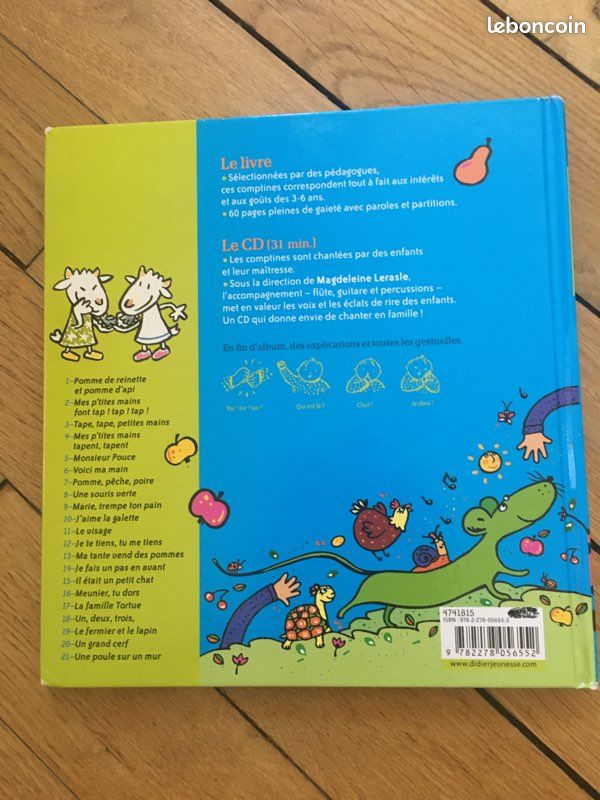 Les plus belles comptines des p’tits lascars (livre +CD) (image 2)