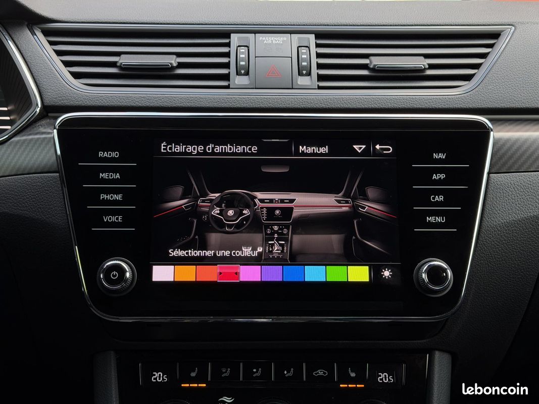 SKODA SUPERB Sportline TSI PHEV Hyrbide recharg 218 DSG 1ère Main Attelage Caméra Kessy GPS (image 31)