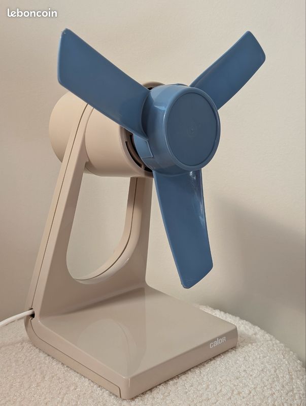 Ventilateur vintage Calor bleu ciel rétro déco collection - Décoration