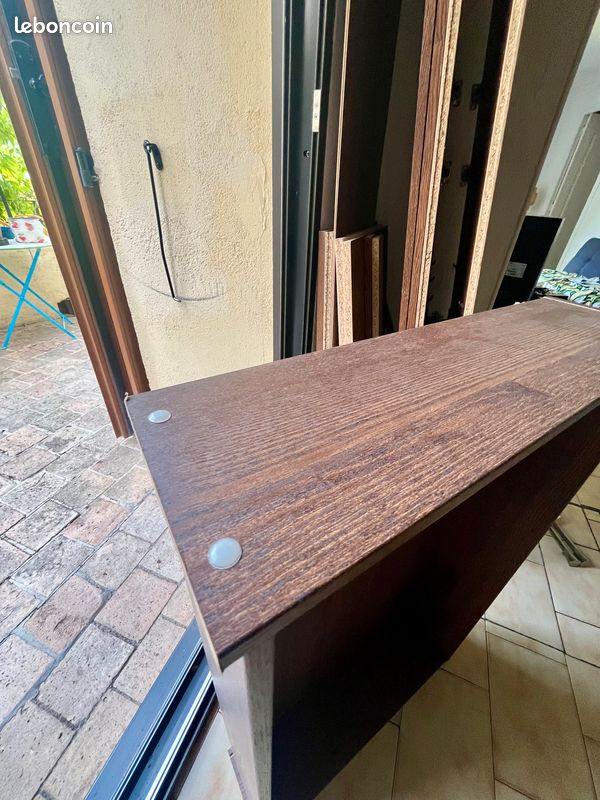 Armoire Ikea Pax Noyer - 3 tiroirs et penderie (image 3)
