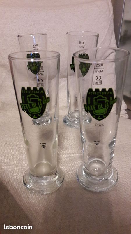 Verres Fête de la bière 2016 (25cl) - 4 - Neuf (image 4)