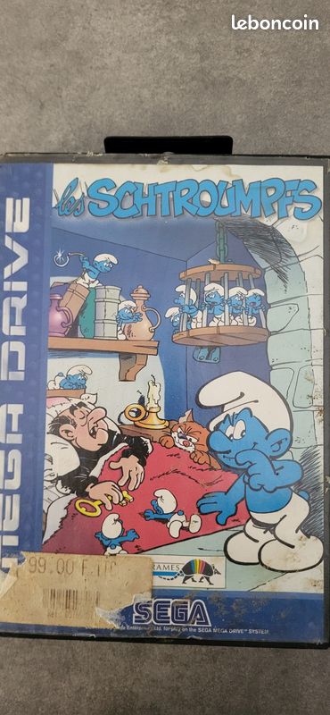 Les schtroumpfs mega drive 15euros (image 1)