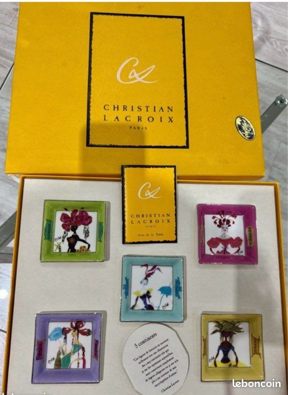 Coffret art de la table christian lacroix neuf (image 1)
