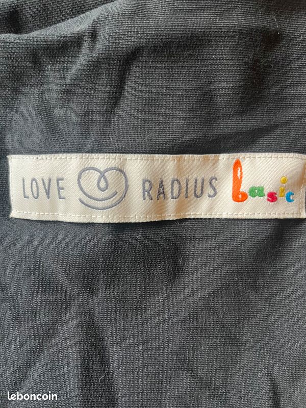 Love radius écharpe basic noir (image 2)