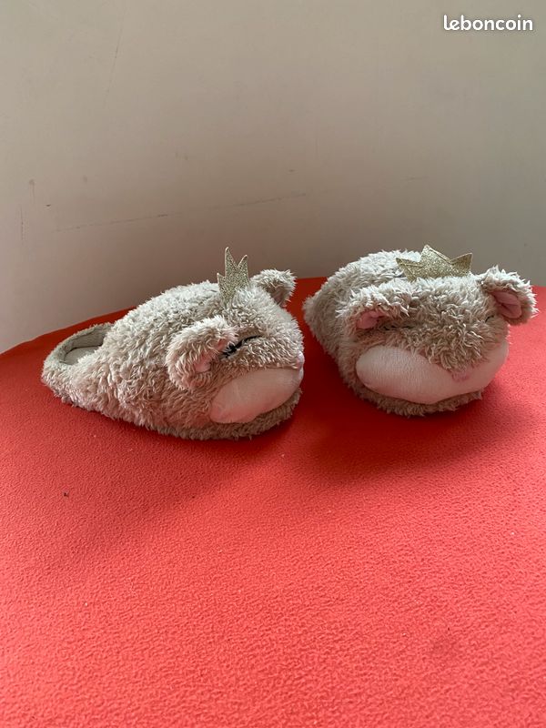 Chaussons/ Pantoufles Fourrés Etam 38/39 Chaussures