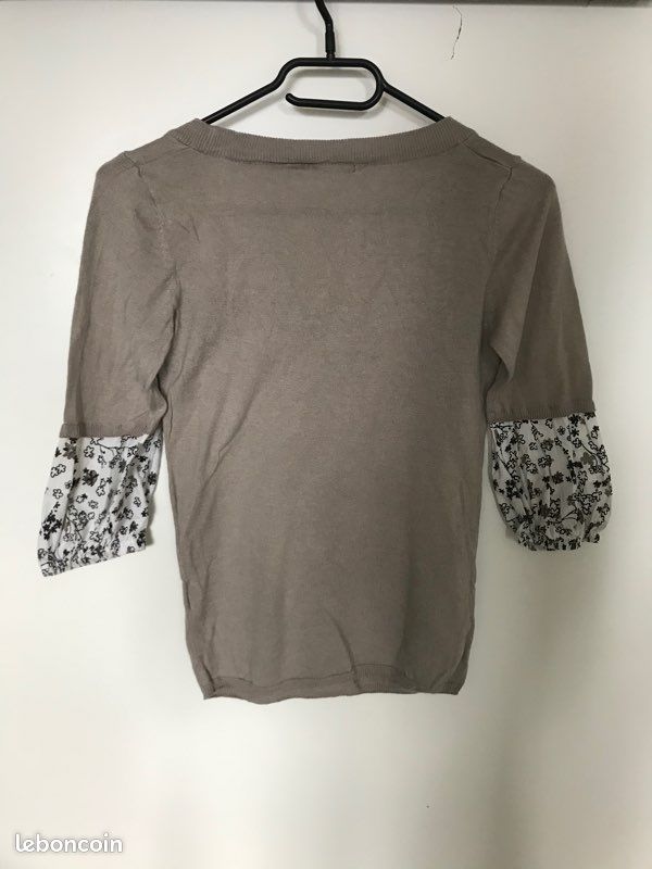 T shirt taupe (image 2)