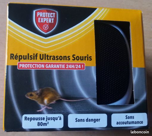 Répulsif Ultrason Souris Protect Expert - Efficace Jusqu'à 150m² Sans Accoutumance