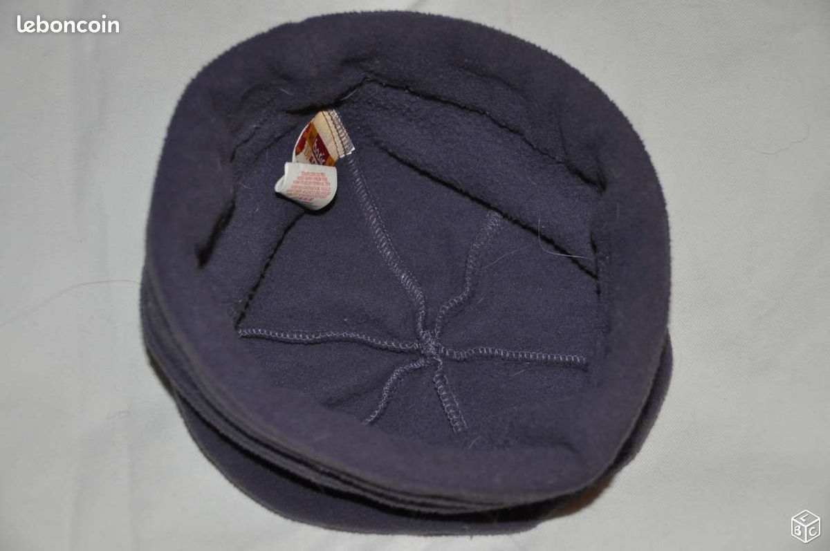 Chapeau enfant polaire prune 2 - 4 ans DPAM (image 3)