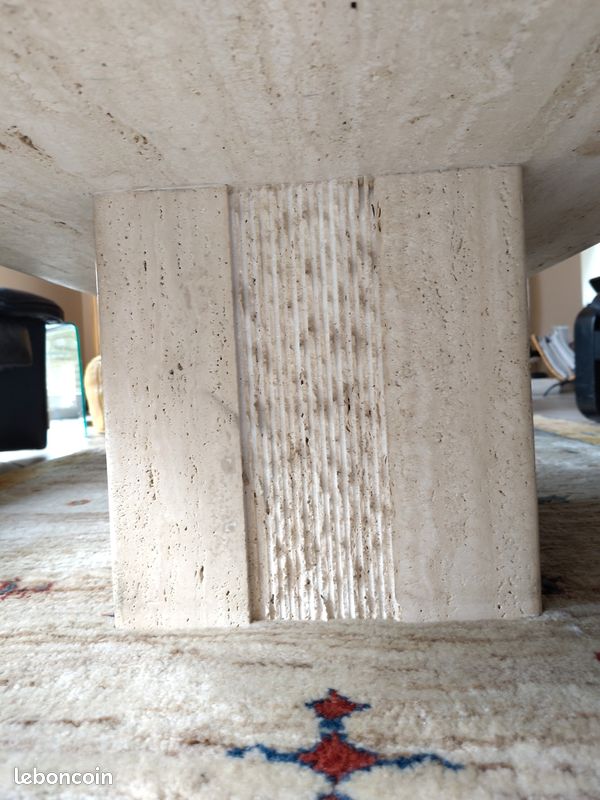 Table basse en travertin (image 1)
